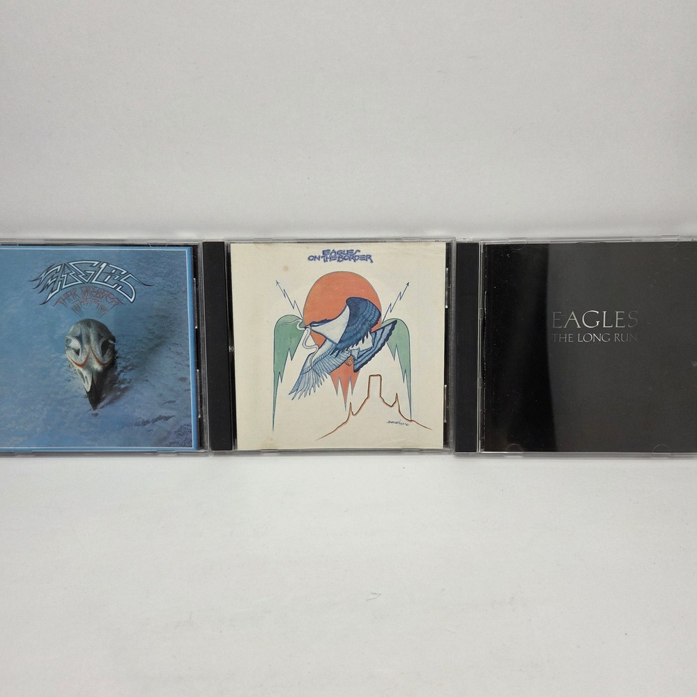 Eagles CD Lot 3 Albums Greatest Hits On The Border The Long Run Classic Rock CD